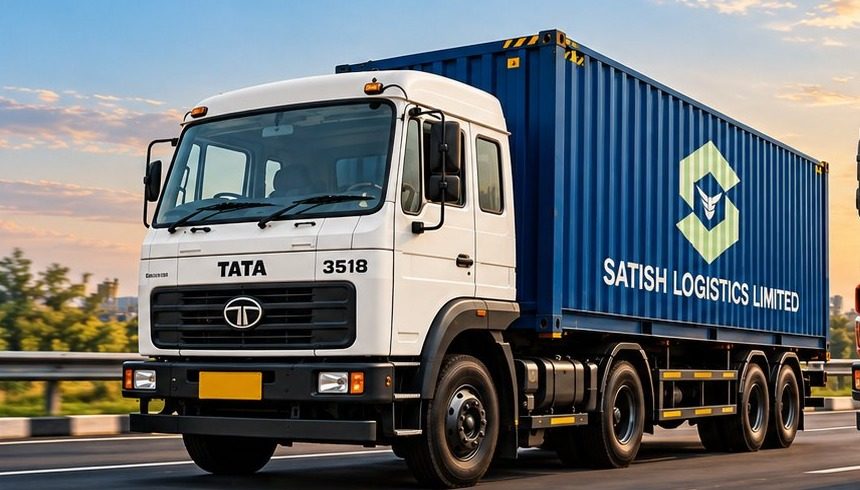 40 ft container on a Tata 3518 prime mover